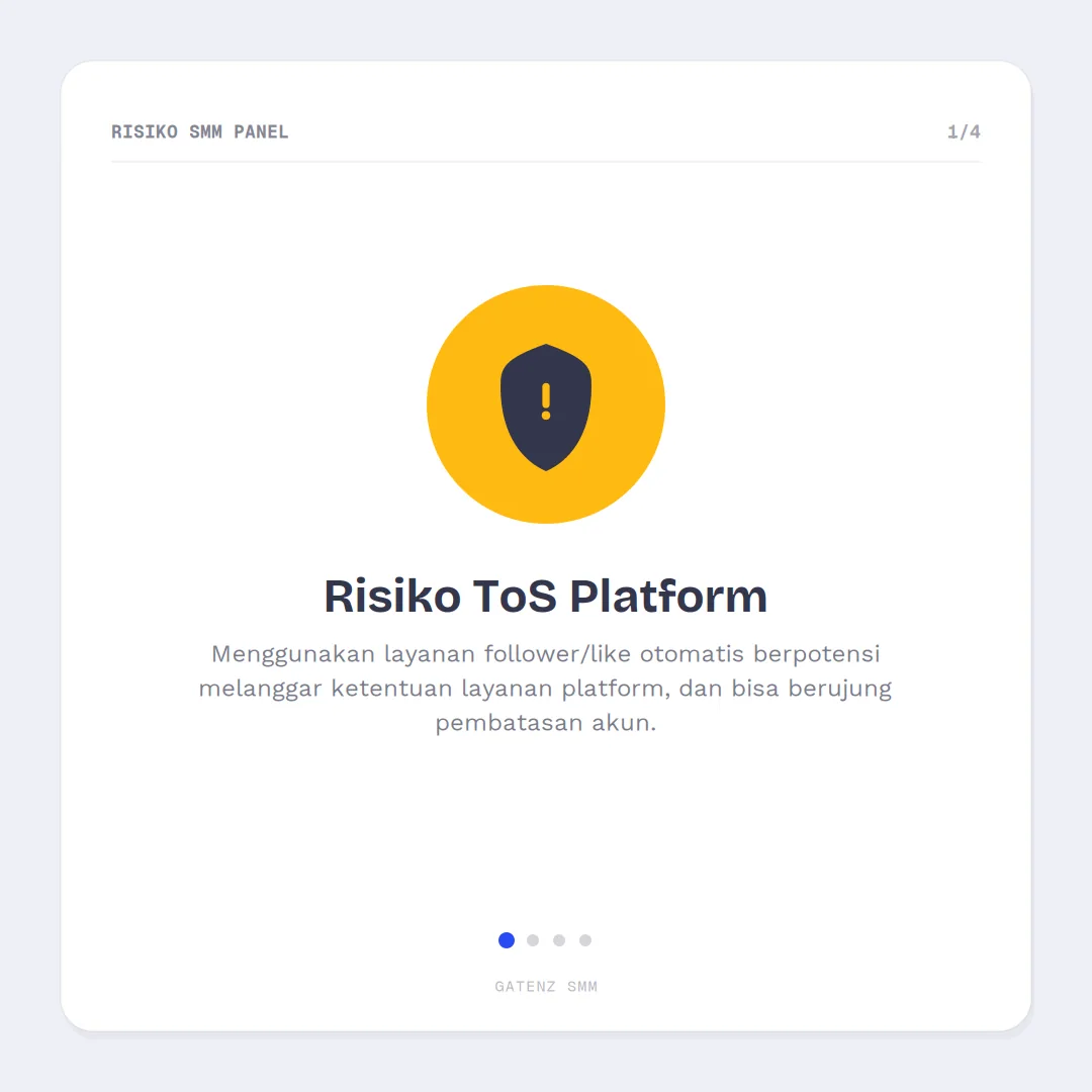 potensi pelanggaran ketentuan platform