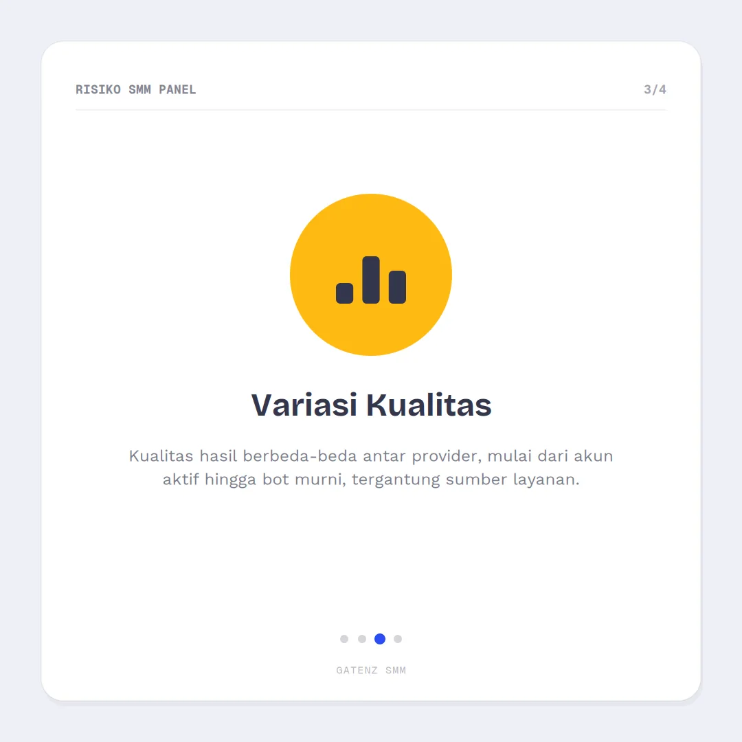 variasi kualitas antar provider smm panel